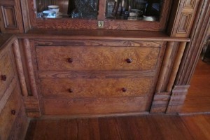 Built in China Cabinet at the Magnolia House Cameron TX