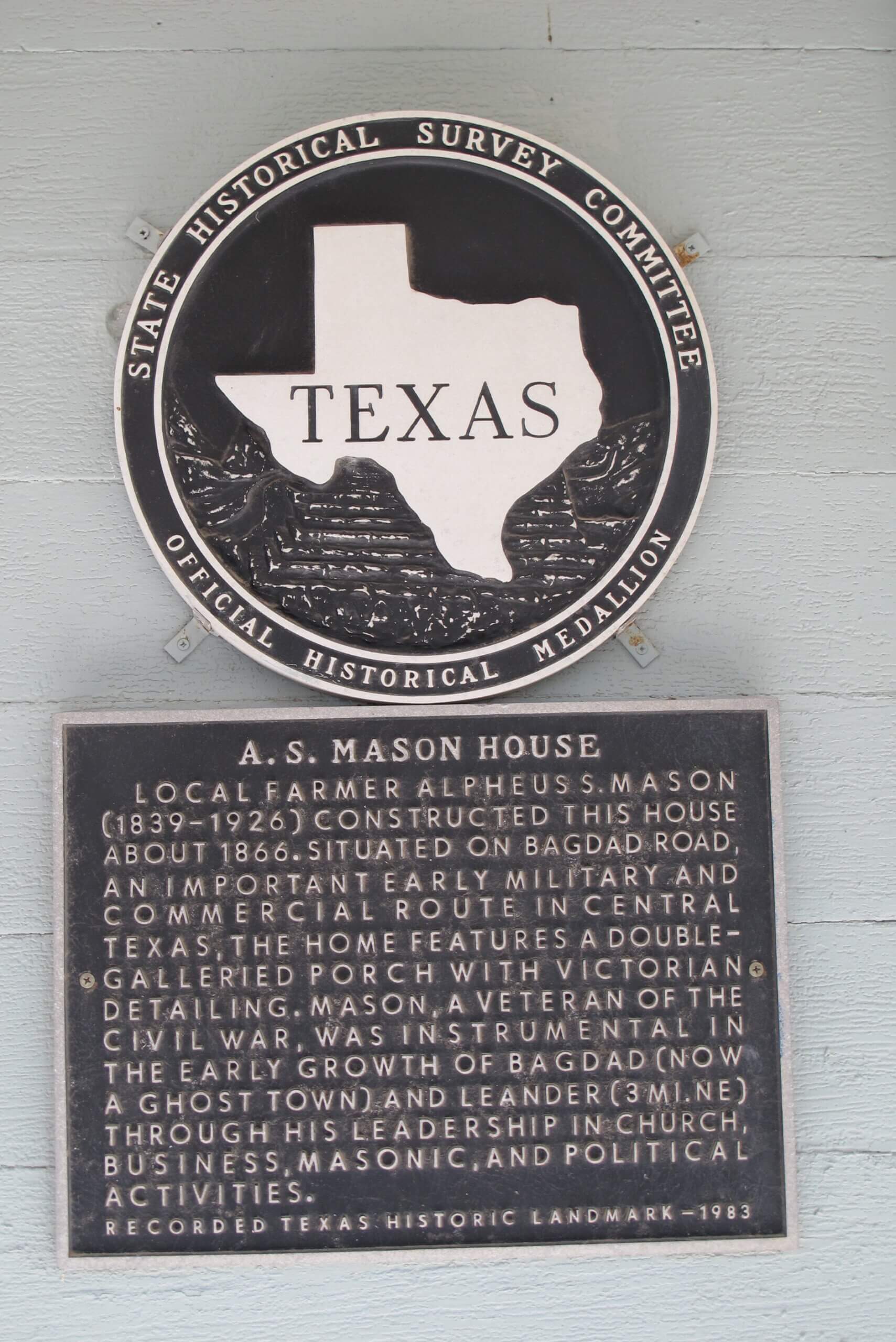 600 S Bagdad Road restoration photograph from 2016