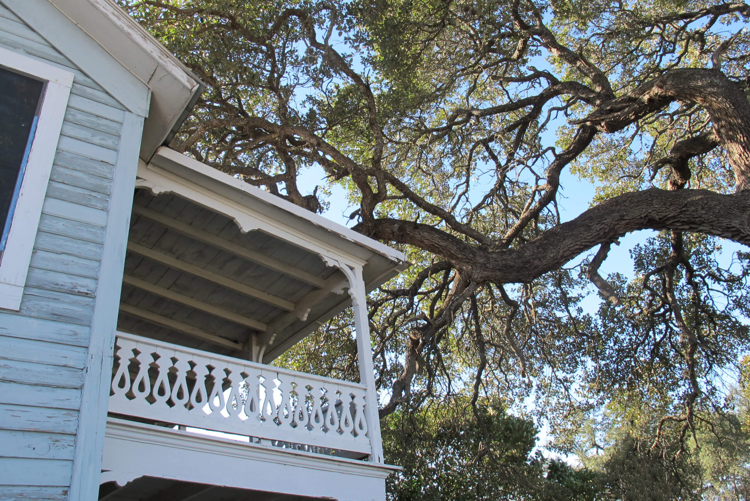 Side porch at 600 S Bagdad Road