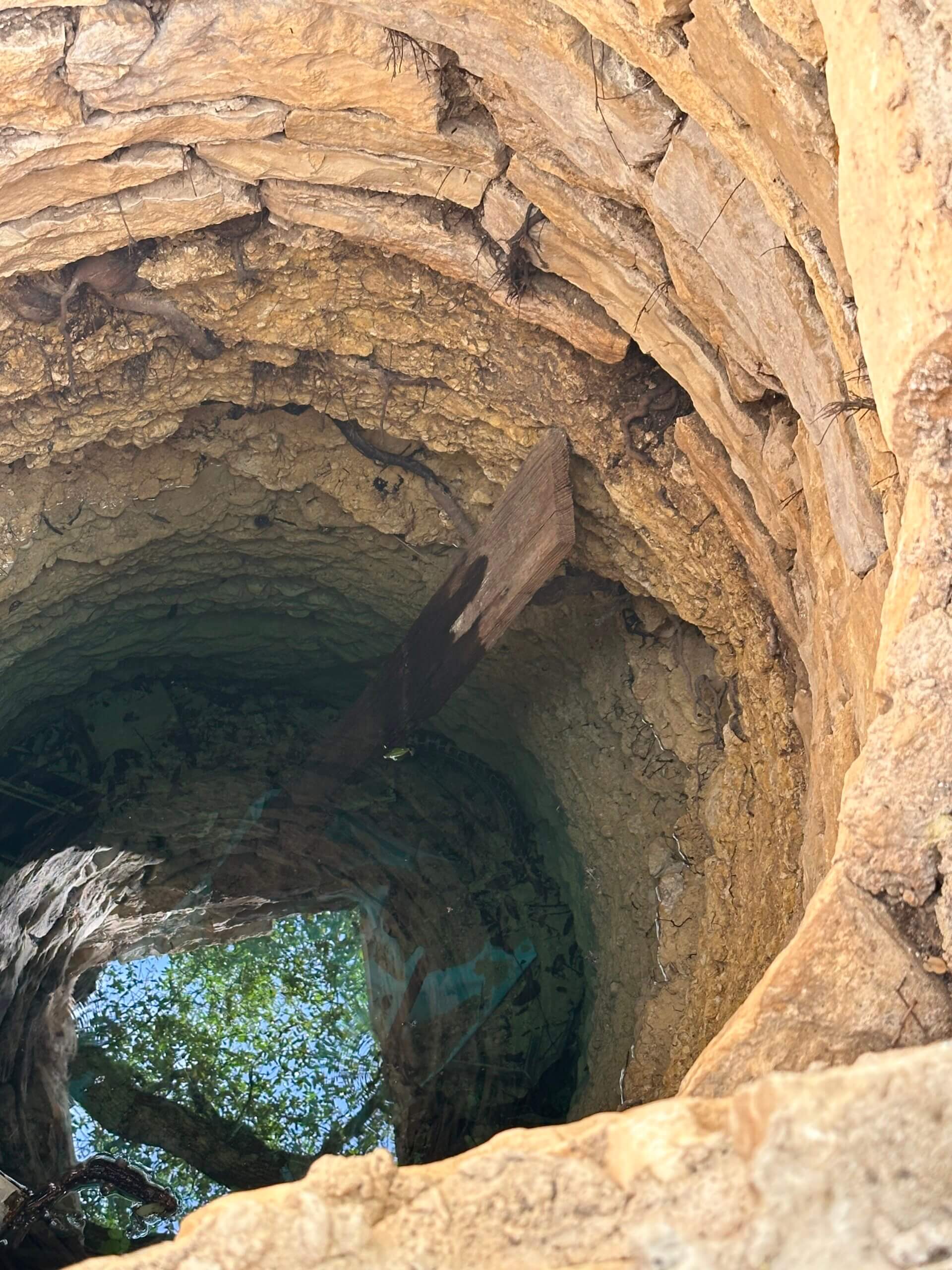 Old hand dug well at 600 S Bagdad Road